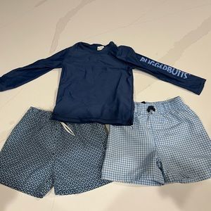 Toddler boy size 3T swimsuit set